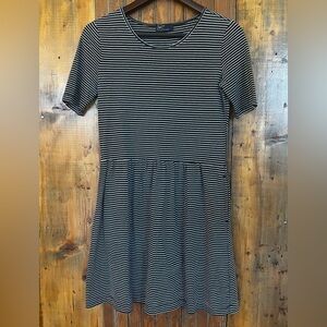 GAP Navy and White Striped T-Shirt Dress Size XS